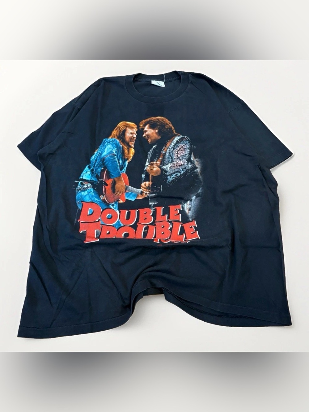 1998 Travis Tritt Marty Stuart T-Shirt XL Vintage Country Music Tee 90s Tour CMA